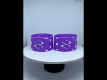 Load and play video in Gallery viewer, Polka Dot X Band - Purple
